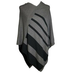 The Limited Women's XS/S Poncho Sweater Gray Black